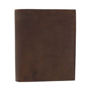 CTM Men's Distressed Hunter Leather RFID Hipster Wallet